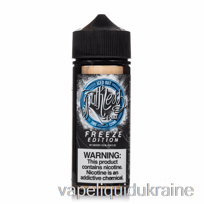 Vape Liquid Ukraine Iced Out - Freeze Edition - Ruthless Vapor - 120mL 0mg